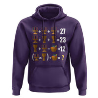 Funny 67 Kwanzaa Math Hoodie Six Seven Meme Kinara Candles African American Christmas - Wonder Print Shop