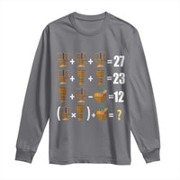 Funny 67 Kwanzaa Math Long Sleeve Shirt Six Seven Meme Kinara Candles African American Christmas - Wonder Print Shop