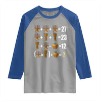 Funny 67 Kwanzaa Math Raglan Shirt Six Seven Meme Kinara Candles African American Christmas - Wonder Print Shop