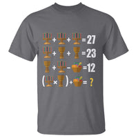Funny 67 Kwanzaa Math T Shirt Six Seven Meme Kinara Candles African American Christmas - Wonder Print Shop