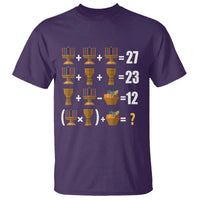 Funny 67 Kwanzaa Math T Shirt Six Seven Meme Kinara Candles African American Christmas - Wonder Print Shop