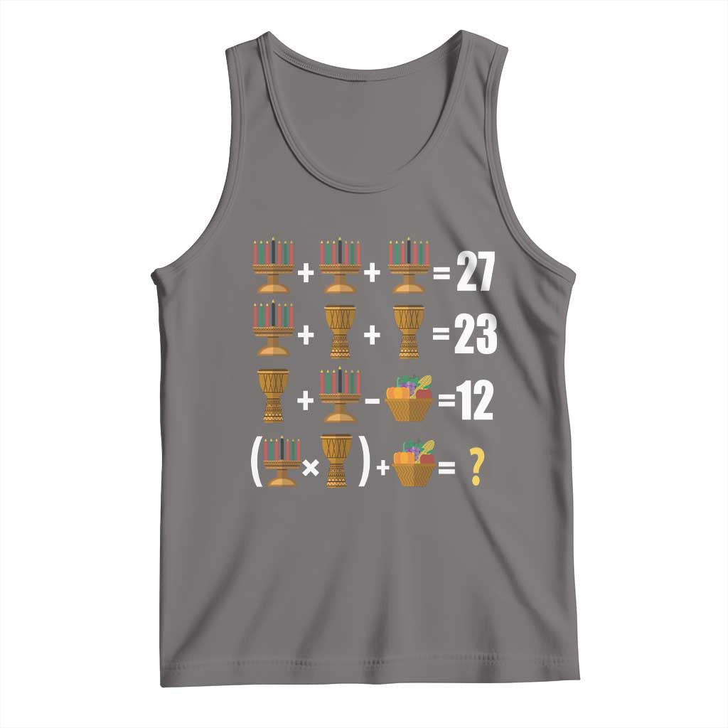 Funny 67 Kwanzaa Math Tank Top Six Seven Meme Kinara Candles African American Christmas - Wonder Print Shop