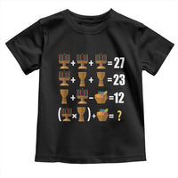 Funny 67 Kwanzaa Math Toddler T Shirt Six Seven Meme Kinara Candles African American Christmas - Wonder Print Shop