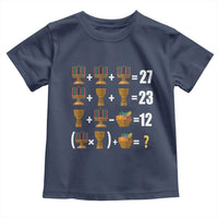 Funny 67 Kwanzaa Math Toddler T Shirt Six Seven Meme Kinara Candles African American Christmas - Wonder Print Shop