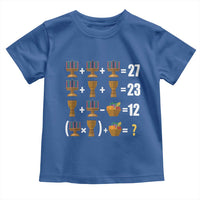 Funny 67 Kwanzaa Math Toddler T Shirt Six Seven Meme Kinara Candles African American Christmas - Wonder Print Shop
