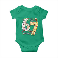 Funny 67 Kwanzaa Baby Onesie Six Seven Meme Kinara Candles African American Christmas - Wonder Print Shop