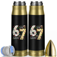 Funny 67 Kwanzaa Bullet Tumbler Six Seven Meme Kinara Candles African American Christmas - Wonder Print Shop