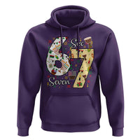 Funny 67 Kwanzaa Hoodie Six Seven Meme Kinara Candles African American Christmas - Wonder Print Shop