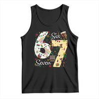 Funny 67 Kwanzaa Tank Top Six Seven Meme Kinara Candles African American Christmas - Wonder Print Shop