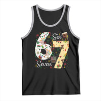 Funny 67 Kwanzaa Tank Top Six Seven Meme Kinara Candles African American Christmas - Wonder Print Shop