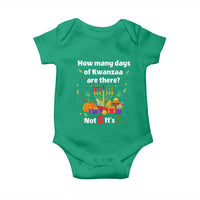 Funny 67 Kwanzaa Baby Onesie How Many Days Of Kwanzaa Are There Not 6 It Is 7 - Wonder Print Shop