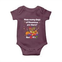 Funny 67 Kwanzaa Baby Onesie How Many Days Of Kwanzaa Are There Not 6 It Is 7 - Wonder Print Shop