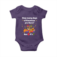Funny 67 Kwanzaa Baby Onesie How Many Days Of Kwanzaa Are There Not 6 It Is 7 - Wonder Print Shop