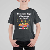 Funny 67 Kwanzaa T Shirt For Kid How Many Days Of Kwanzaa Are There Not 6 It Is 7 - Wonder Print Shop