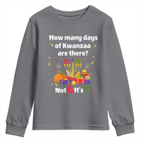 Funny 67 Kwanzaa Youth Sweatshirt How Many Days Of Kwanzaa Are There Not 6 It Is 7 - Wonder Print Shop