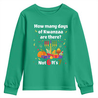 Funny 67 Kwanzaa Youth Sweatshirt How Many Days Of Kwanzaa Are There Not 6 It Is 7 - Wonder Print Shop