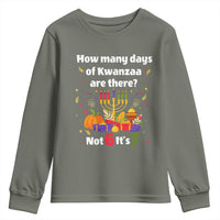 Funny 67 Kwanzaa Youth Sweatshirt How Many Days Of Kwanzaa Are There Not 6 It Is 7 - Wonder Print Shop