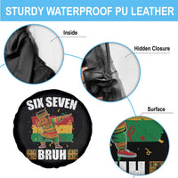 Funny 67 Kwanzaa Spare Tire Cover Six Seven Bruh Dabbing African Heritage - Wonder Print Shop