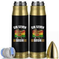 Funny 67 Kwanzaa Bullet Tumbler Six Seven Bruh Dabbing African Heritage - Wonder Print Shop
