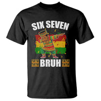 Funny 67 Kwanzaa T Shirt Six Seven Bruh Dabbing African Heritage - Wonder Print Shop
