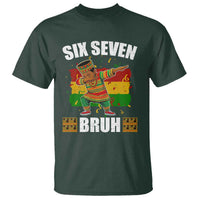 Funny 67 Kwanzaa T Shirt Six Seven Bruh Dabbing African Heritage - Wonder Print Shop