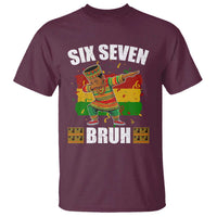 Funny 67 Kwanzaa T Shirt Six Seven Bruh Dabbing African Heritage - Wonder Print Shop