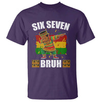 Funny 67 Kwanzaa T Shirt Six Seven Bruh Dabbing African Heritage - Wonder Print Shop