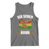 Funny 67 Kwanzaa Tank Top Six Seven Bruh Dabbing African Heritage - Wonder Print Shop