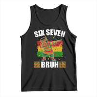 Funny 67 Kwanzaa Tank Top Six Seven Bruh Dabbing African Heritage - Wonder Print Shop