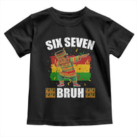 Funny 67 Kwanzaa Toddler T Shirt Six Seven Bruh Dabbing African Heritage - Wonder Print Shop