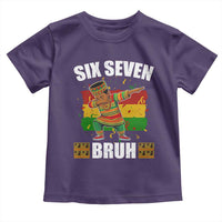 Funny 67 Kwanzaa Toddler T Shirt Six Seven Bruh Dabbing African Heritage - Wonder Print Shop