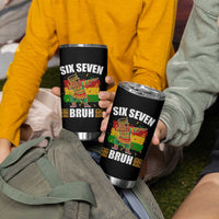 Funny 67 Kwanzaa Tumbler Cup Six Seven Bruh Dabbing African Heritage - Wonder Print Shop