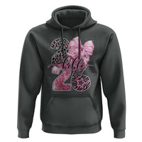 Happy New Year 2026 Hoodie Hello 2026 Disco Ball Pink Coquette Bow Faux Glitter - Wonder Print Shop