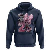Happy New Year 2026 Hoodie Hello 2026 Disco Ball Pink Coquette Bow Faux Glitter - Wonder Print Shop