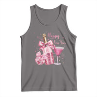 Happy New Year 2026 New Years Eve Party Tank Top Pink Cocktail Disco Ball - Wonder Print Shop