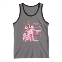 Happy New Year 2026 New Years Eve Party Tank Top Pink Cocktail Disco Ball - Wonder Print Shop