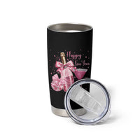 Happy New Year 2026 New Years Eve Party Tumbler Cup Pink Cocktail Disco Ball - Wonder Print Shop
