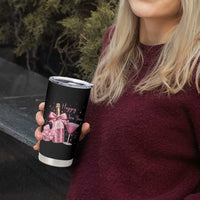 Happy New Year 2026 New Years Eve Party Tumbler Cup Pink Cocktail Disco Ball - Wonder Print Shop