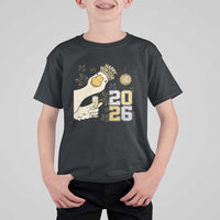 Funny New Years Eve Silly Goose 2026 T Shirt For Kid New Year Party - Wonder Print Shop
