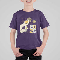 Funny New Years Eve Silly Goose 2026 T Shirt For Kid New Year Party - Wonder Print Shop