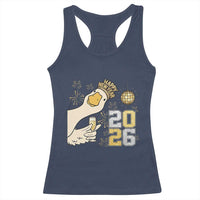 Funny New Years Eve Silly Goose 2026 Racerback Tank Top New Year Party - Wonder Print Shop