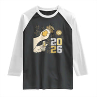 Funny New Years Eve Silly Goose 2026 Raglan Shirt New Year Party - Wonder Print Shop