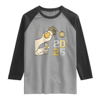 Funny New Years Eve Silly Goose 2026 Raglan Shirt New Year Party - Wonder Print Shop