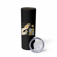 Funny New Years Eve Silly Goose 2026 Skinny Tumbler New Year Party - Wonder Print Shop