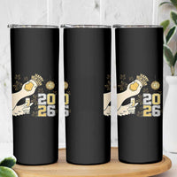 Funny New Years Eve Silly Goose 2026 Skinny Tumbler New Year Party - Wonder Print Shop