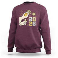 Funny New Years Eve Silly Goose 2026 Sweatshirt New Year Party - Wonder Print Shop