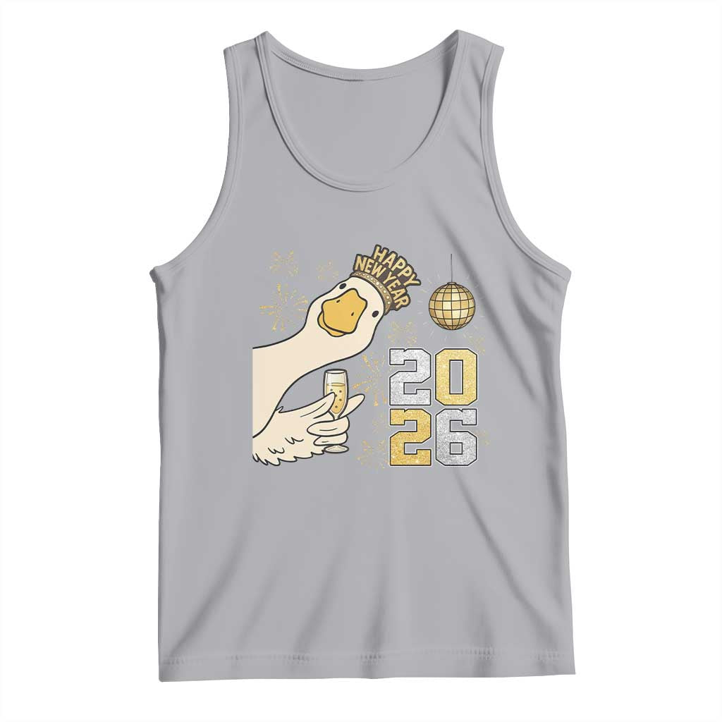 Funny New Years Eve Silly Goose 2026 Tank Top New Year Party - Wonder Print Shop
