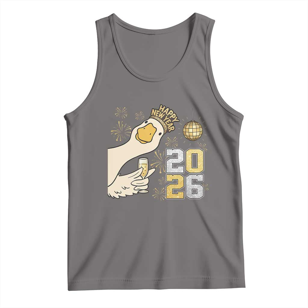 Funny New Years Eve Silly Goose 2026 Tank Top New Year Party - Wonder Print Shop