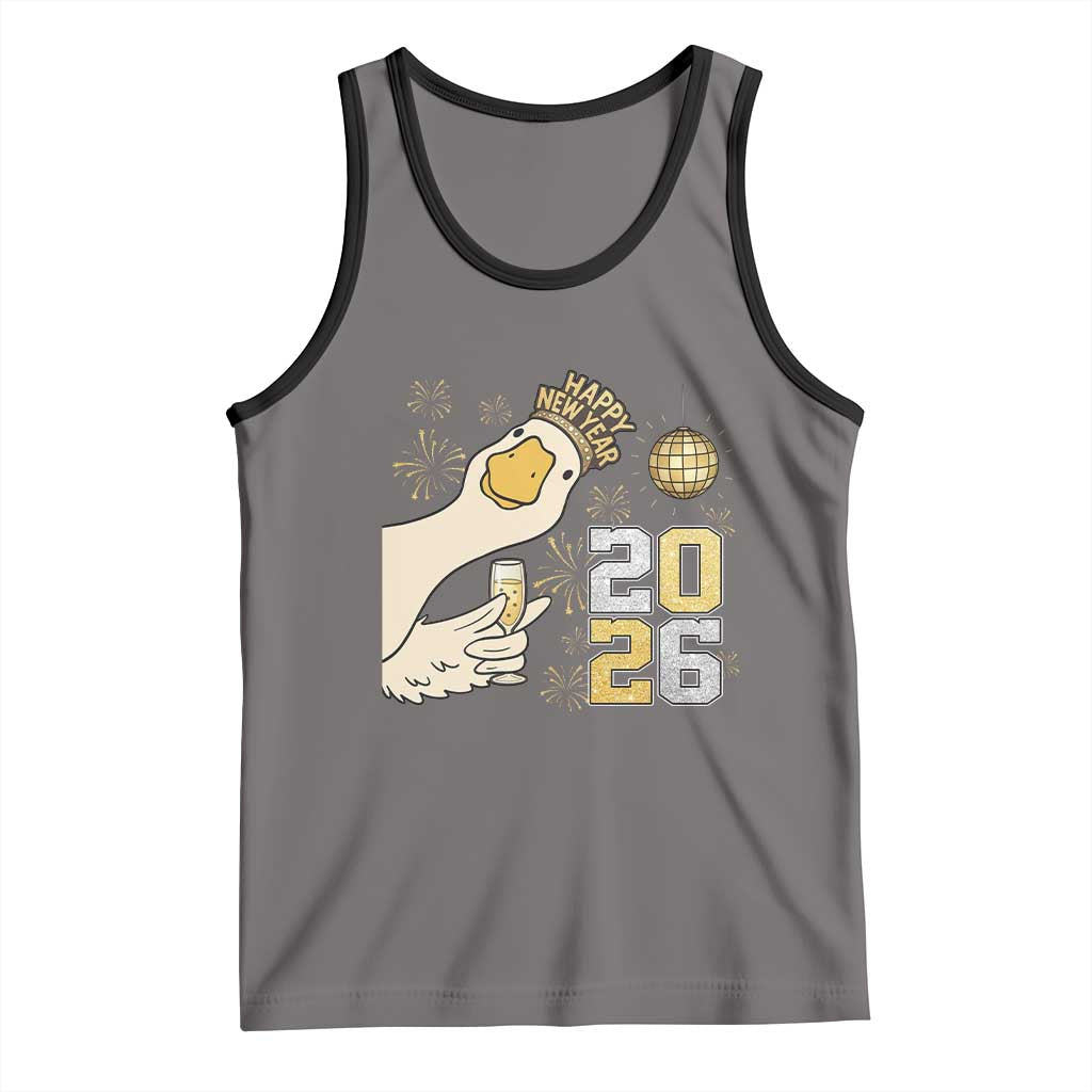 Funny New Years Eve Silly Goose 2026 Tank Top New Year Party - Wonder Print Shop