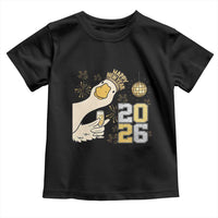 Funny New Years Eve Silly Goose 2026 Toddler T Shirt New Year Party - Wonder Print Shop
